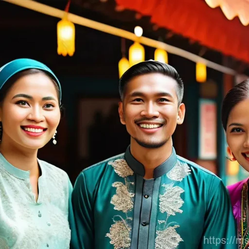 언어적 편향과 사회적 소수자 - **A Vibrant Tapestry of Malaysian Voices:** A diverse group of Malaysian individuals from various st...