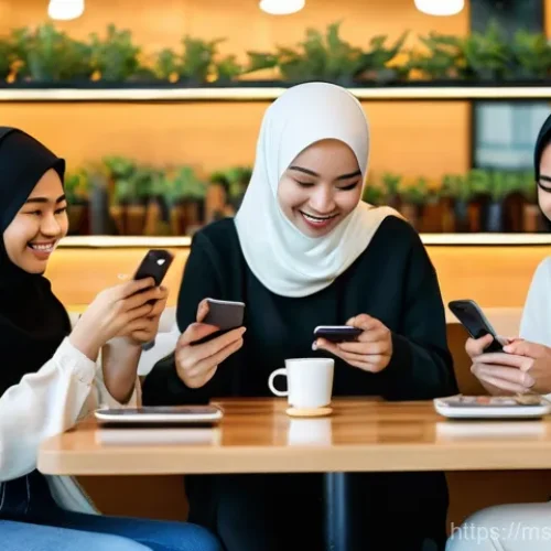 Home 23 언어적 편향의 변화 추세 - **Prompt 1: Social Media Storytellers**
"A group of diverse Malaysian teenagers and young adults...